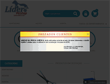 Tablet Screenshot of liderpet.com.br